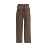 Max Mara Brown Wool Casual Pants