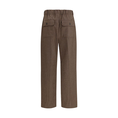 Max Mara Brown Wool Casual Pants