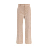 Max Mara Beige Cotton Casual Pants
