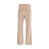 Max Mara Beige Cotton Casual Pants