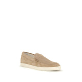 Brunello Cucinelli Beige Rubber Slip-On Loafers