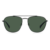 Polaroid Black Stainless Steel Sunglasses