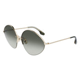 Victoria Beckham Gold Metal Sunglasses