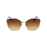 Victoria Beckham Gold Metal Sunglasses