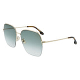 Victoria Beckham Gold Metal Sunglasses