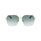 Victoria Beckham Gold Metal Sunglasses