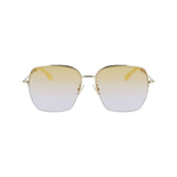 Victoria Beckham Gold Metal Sunglasses