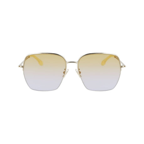 Victoria Beckham Gold Metal Sunglasses