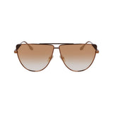 Victoria Beckham Brown Metal Sunglasses