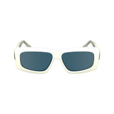 Victoria Beckham White Acetate Sunglasses