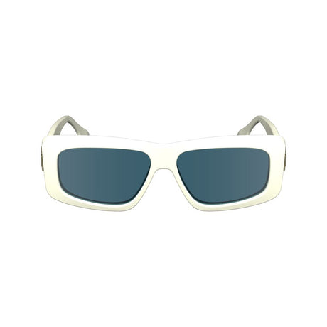 Victoria Beckham White Acetate Sunglasses