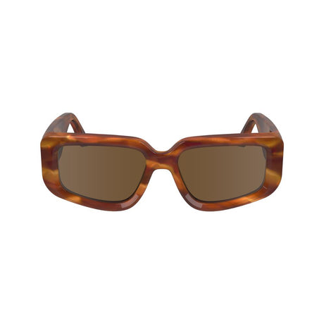 Victoria Beckham Brown Acetate Sunglasses