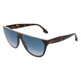 Victoria Beckham Brown Acetate Sunglasses