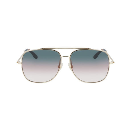 Victoria Beckham Gold Metal Sunglasses