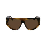 Victoria Beckham Brown Acetate Sunglasses