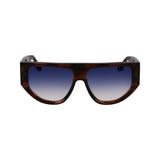 Victoria Beckham Brown Acetate Sunglasses