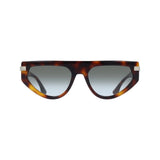 Victoria Beckham Brown Acetate Sunglasses