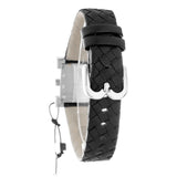 Laura Biagiotti Black Leather Dress Watch