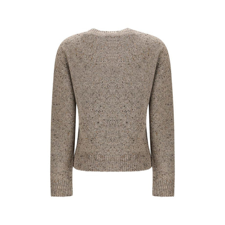 The Row Beige Cashmere Cardigan