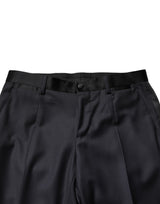 Dolce & Gabbana Blue Wool Single Breasted 3 Piece Men Suit