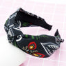 Artistic Striped Headband for Bathing and Makeup