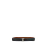 Burberry Black Calf Leather Bos Taurus Regular Belt