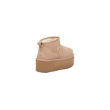 UGG Beige Suede Leather Ankle Boots