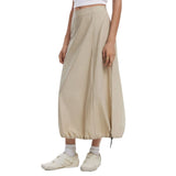 Desigual Beige Cotton Long Skirt