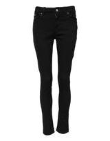 Dolce & Gabbana Black Cotton Casual Skinny Denim Jeans
