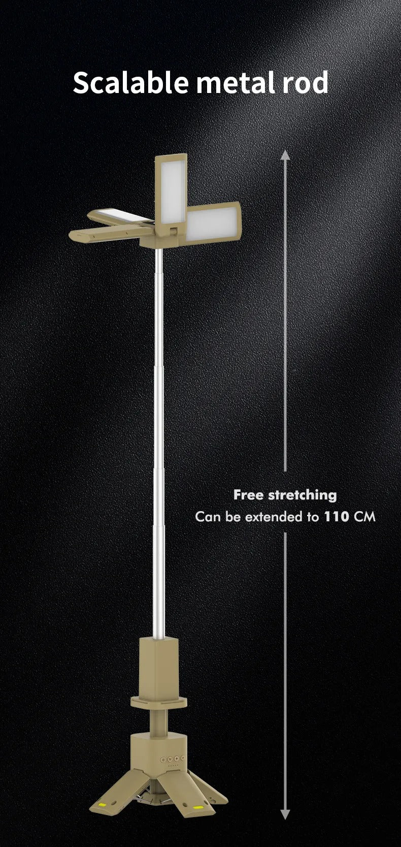 Folding Camping Lantern with Long-Life Battery