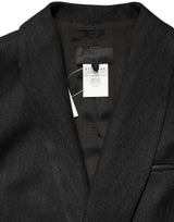 Exte Black Double Breasted Pants Blazer Jacket 2 Piece Suit