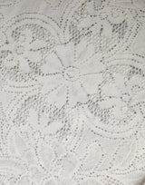 Dolce & Gabbana White Embroidery Lace Cotton Blouse Top