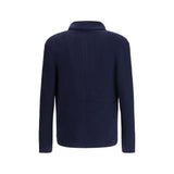 Brunello Cucinelli Blue Cotton Cardigan
