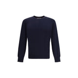 Brunello Cucinelli Blue Cotton Sweatshirt