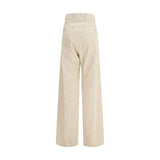 Rick Owens Beige Cotton Casual Pants