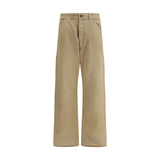 Margiela Beige Cotton Cargo Pants