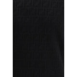 Fendi Black Cotton T-Shirt
