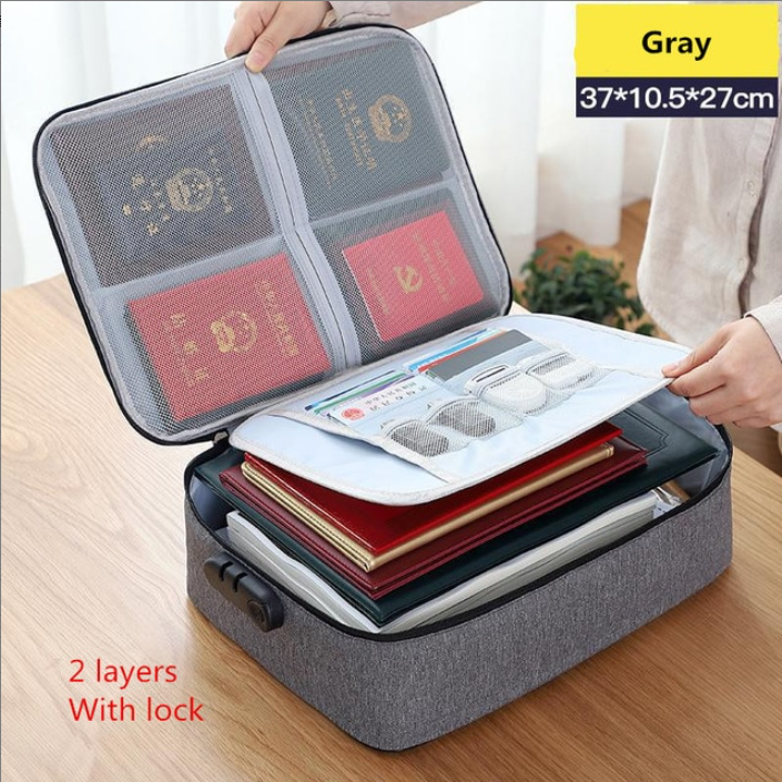 File Storage Bag for Desk and Travel Organizer