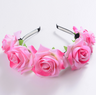 Rose Flower Wreath Headband Photography Accessory