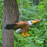 Resin Bald Eagle Wall Sculpture for Garden Decor