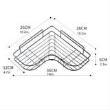 Triangle Bathroom Shelf and Shower Caddy Rack Holder