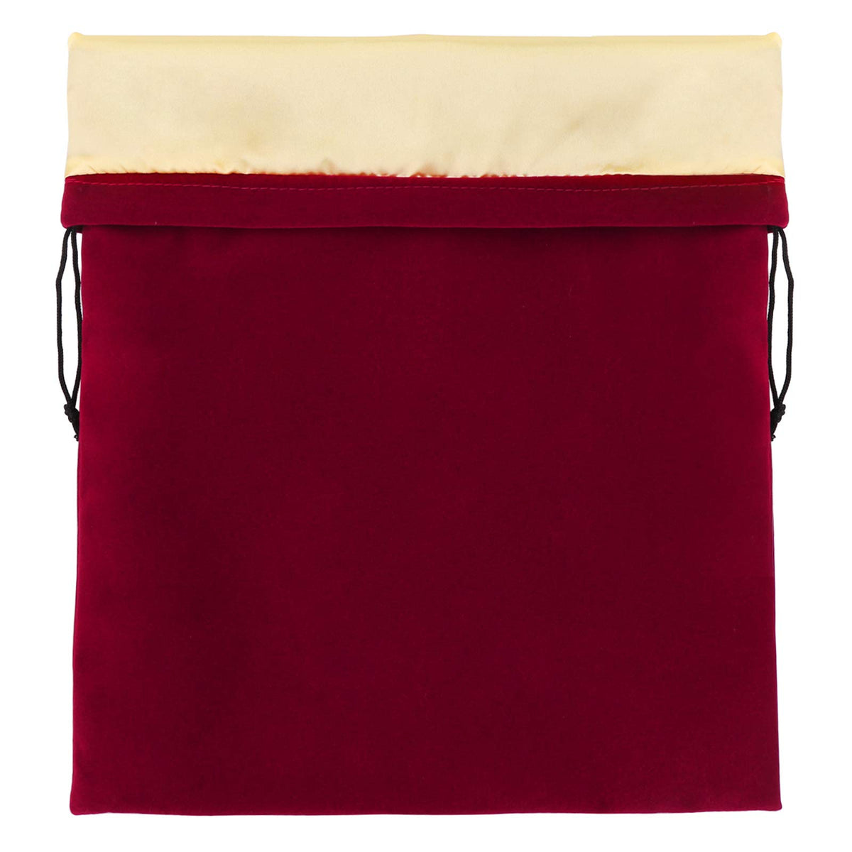 Segbeauty Blow Dryer Bag Hair Dryer Storage Bag 11.8x15.7 inches Satin Lined Storage Bags with Drawstring Wine Red Velvet Pouch Bag Travel Organizer for Diffuser Straighteners Clothes