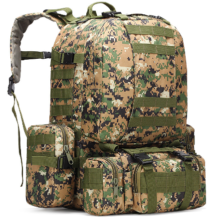 Camouflage Tactical Hiking Backpack for Outdoors