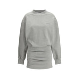 The Attico Gray Cotton Casual Dress
