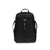 Prada Black Recycled Polyamide Backpack