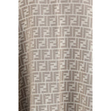 Fendi Gray Wool Scarf