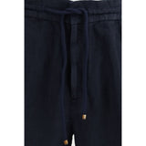 Brunello Cucinelli Blue Linen Bermuda Shorts