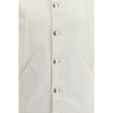 Brunello Cucinelli White Cotton Denim Jacket