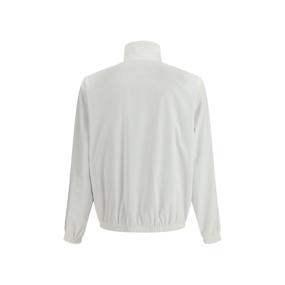 Brunello Cucinelli White Polyamide Full-Length Jacket