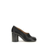 Margiela Black Calf Leather Bos Taurus Platform Pumps